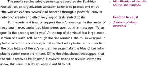 A critical Response to “What Goes In The Ocean Goes In You” by Gabriel Dunn with annotations in parentheses.