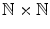 $$\mathbb {N}\times \mathbb {N}$$