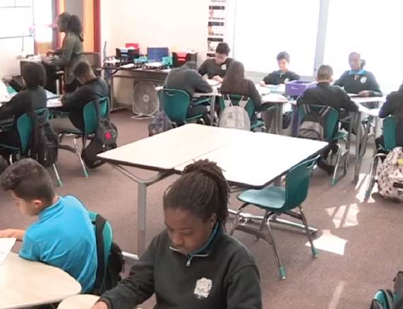 Photo depicts BreOnna slowing down her pace of diction, almost as if she's stalling.